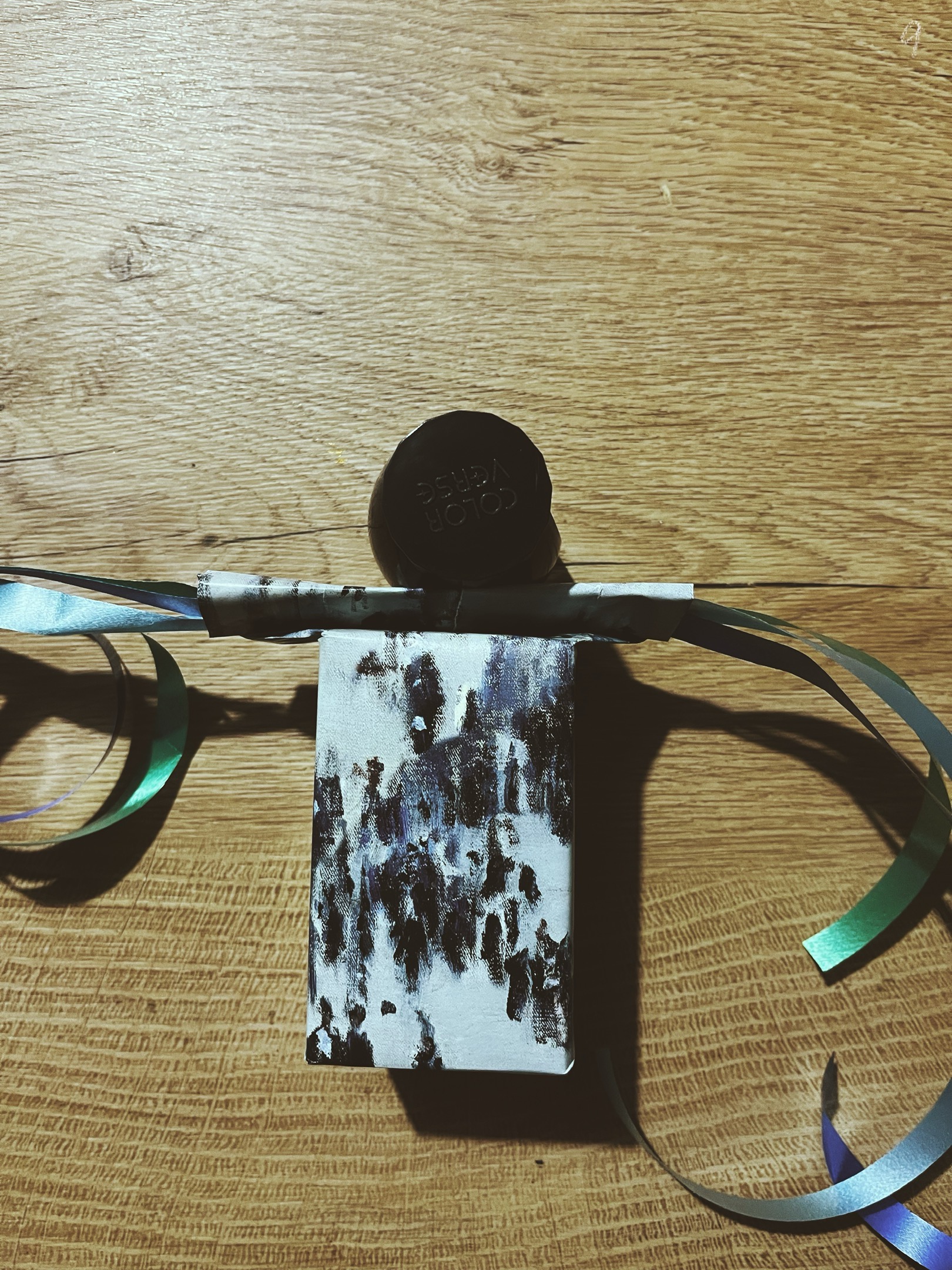 Balení krabičky – finální ohyb